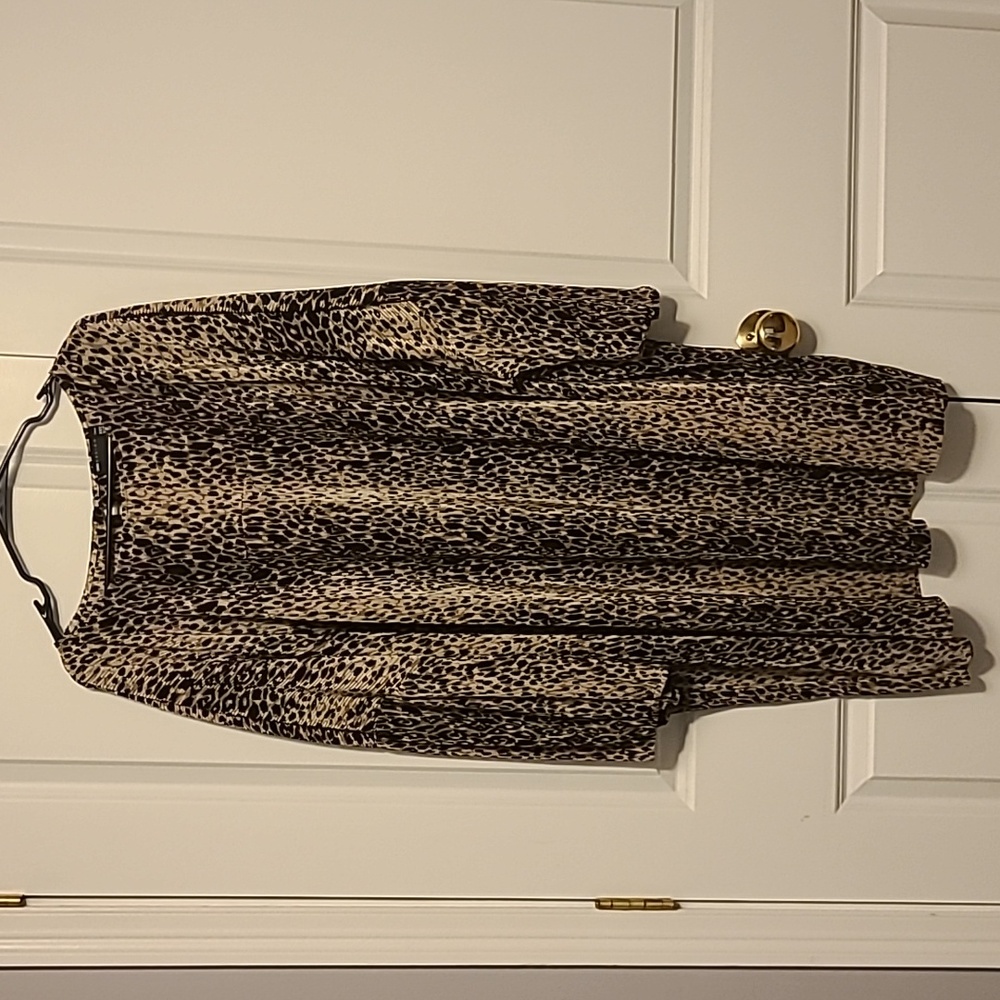 ASOS Curve leopard dress Sz 24 NWOT